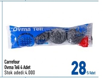 Carrefour Ovma Teli 4 Adet