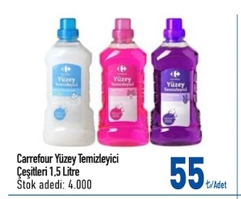 Carrefour Yüzey Temizleyici Çeşitleri 1.5 Litre