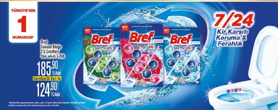 Bref Tuvalet Bloğu 2'Li Çeşitleri