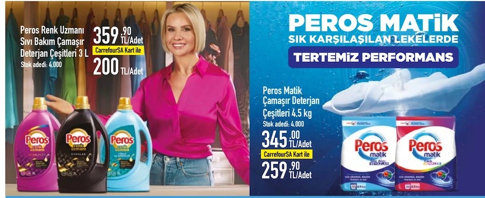 Peros Matik Çamaşır Deterjanı 4.5 Kg