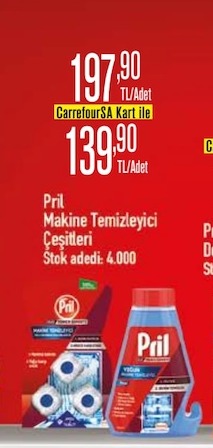 Pril Makine Temizleyici Çeşitleri