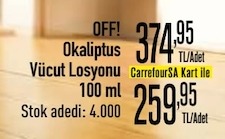 Okaliptus Vücut Losyonu 100 Ml