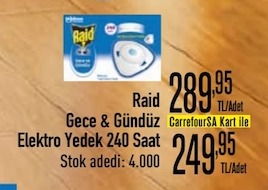 Raid Gece & Gündüz Elektro Yedek 240 Saat