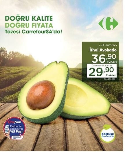 İthal Avokado Adet