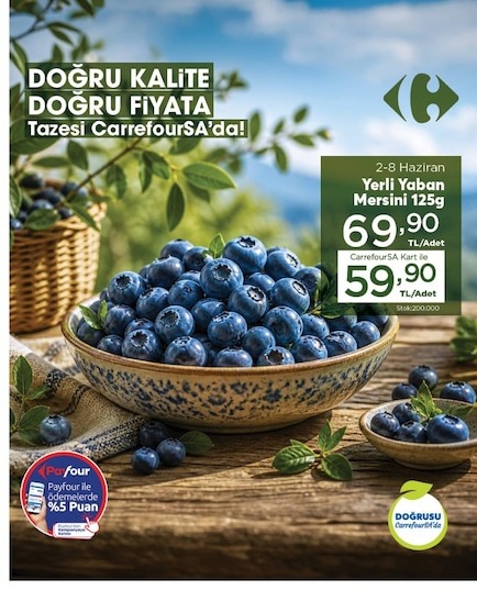 Yerli Yaban Mersini 125G