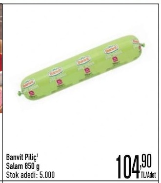 Banvit Piliç Salam 850 G