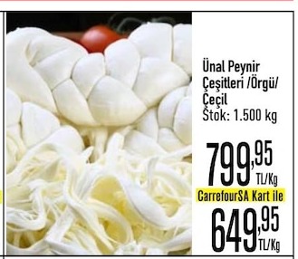 Ünal Peynir Çeşitleri / Örgü/ Çeçil