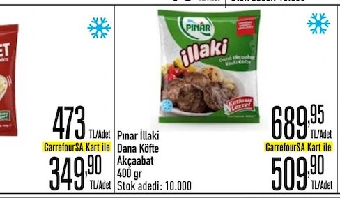 Pınar Illaki Dana Köfte Akçabaat 400Gr