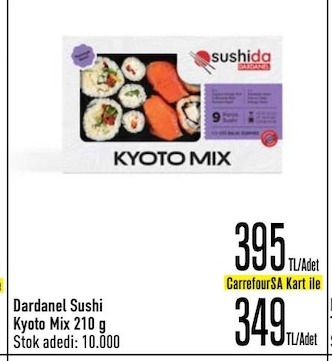 Dardanel Sushi Kyoto Mix 210 G