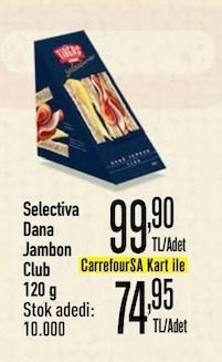 Selectiva Dana Jambon Club 120 G