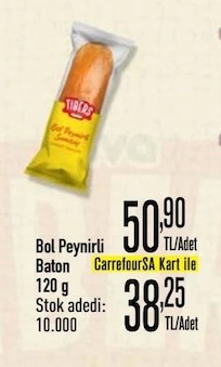 Bol Peynirli Baton 120G