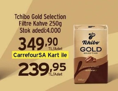 Tchibo Gold Selection Filtre Kahve 250G