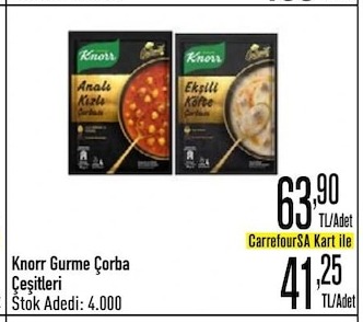 Knorr Gurme Çorba Çeşitleri