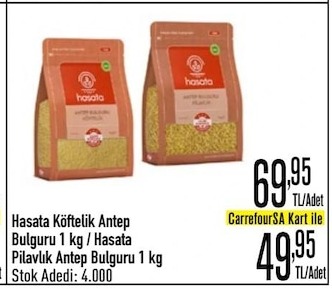 Hasata Köftelik Antep Bulguru 1 Kg