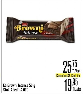 Eti Brownie Intense 50 G