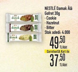 Nestlé Damak Ala Gofret 30G