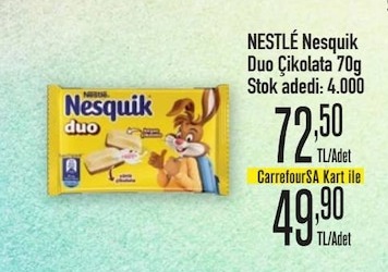 Nestlé Nesquik Duo Çikolata 70G