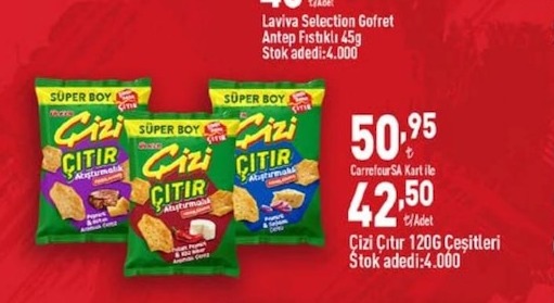 Cizi Çıtır 120G Çeşitleri
