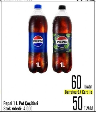 Pepsi 1 L Pet Çeşitleri