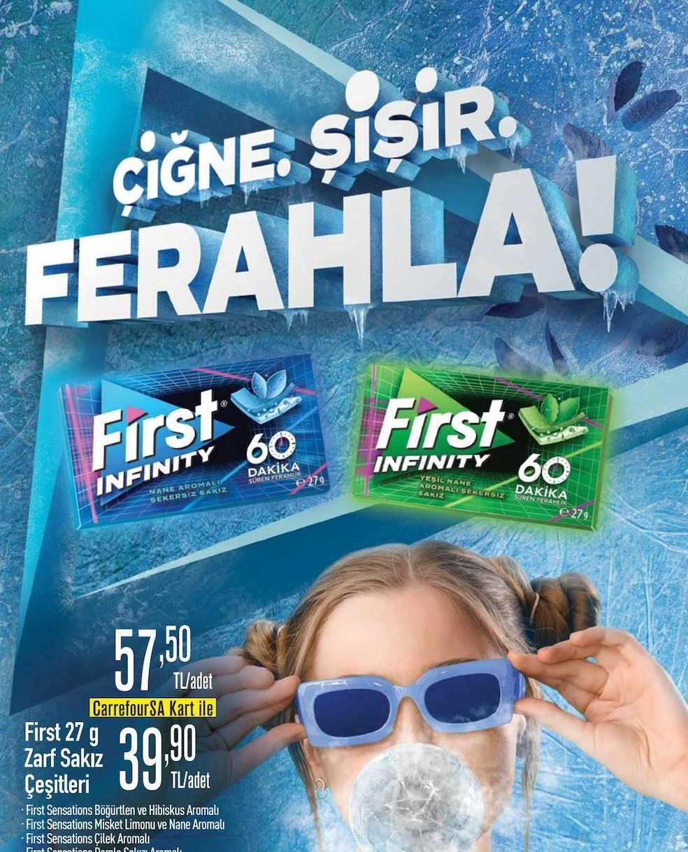 First 27 G Zarf Sakız Çeşitleri