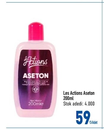 Les Actions Aseton 200Ml