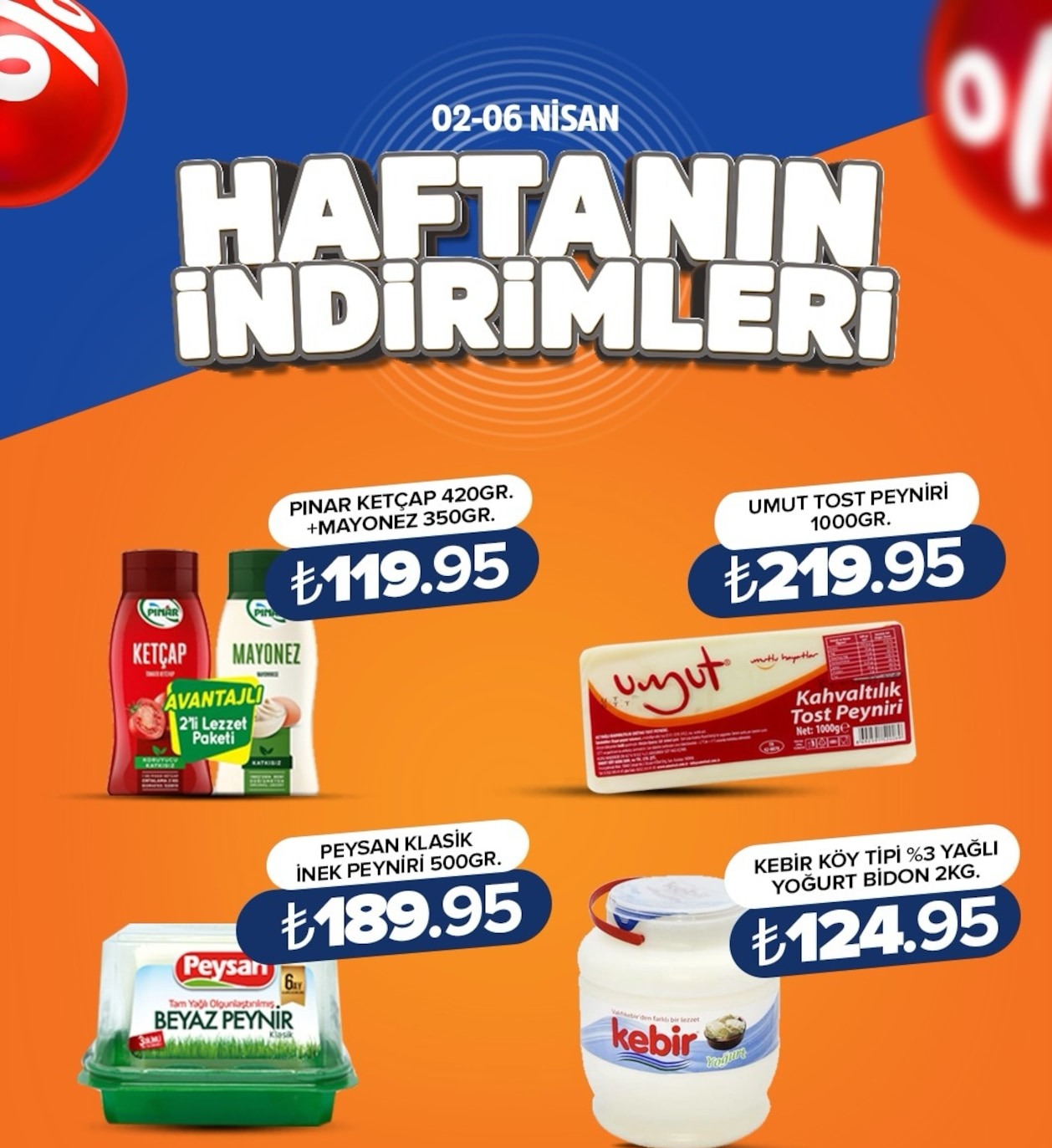 Pinar Ketcap 420Gr + Mayonez 350Gr