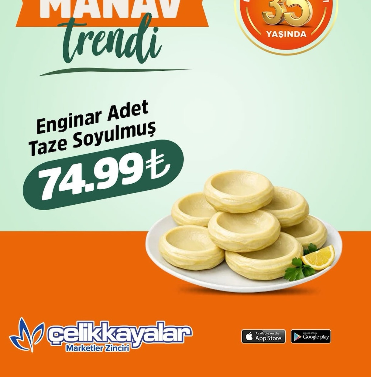 Enginar Adet Taze Soyulmuş