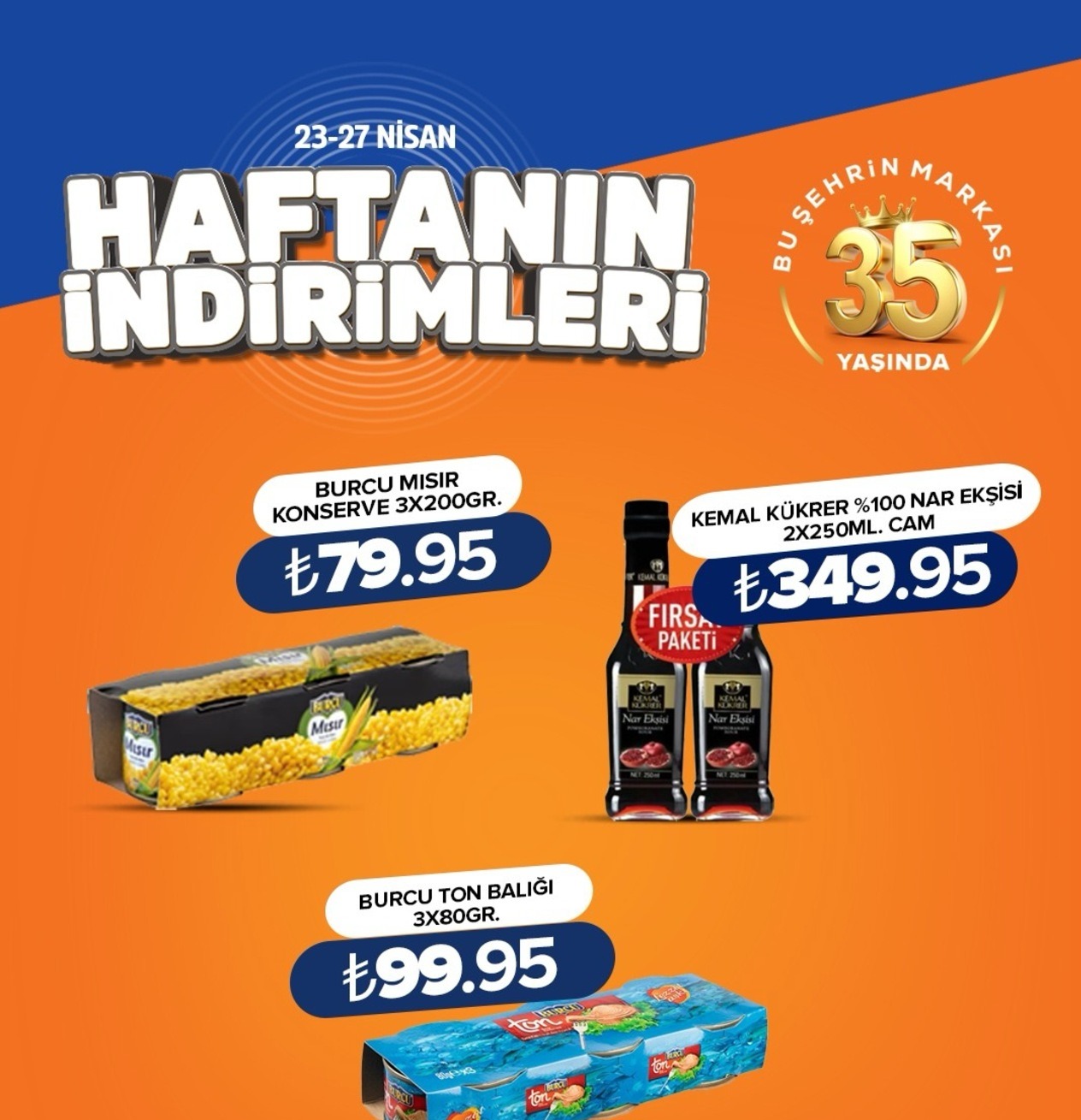 Burcu Mısır Konserve 3X200Gr