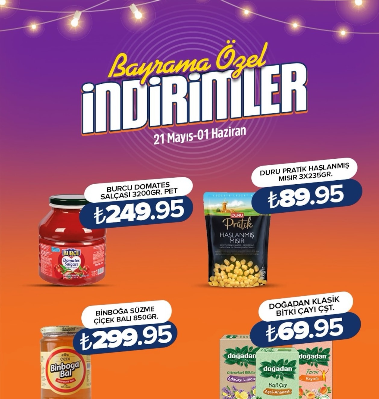 Duru Pratik Haşlanmiş Misir 3X235Gr.