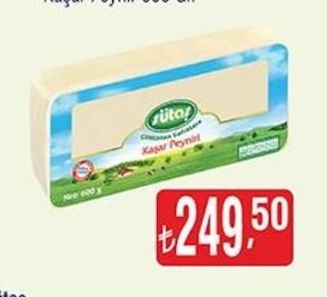 Sütaş Tam Yağlı Kaşar Peyniri 600 Gr.