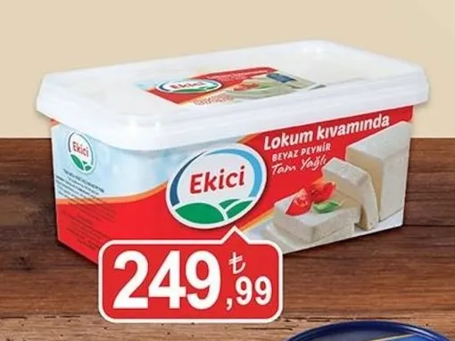 Ekici Lokum Kıvamında Tam Yağlı Beyaz Peynir