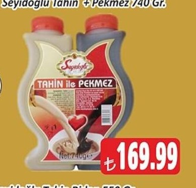 Seyidoğlu Tahin + Pekmez 740 Gr.