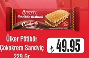 Ülker Pötibör Çokokrem Sandviç 229 Gr