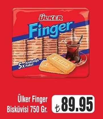Ülker Finger Bisküvisi 750 Gr.