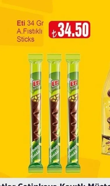 Eti 34 Gr A.Fıstıklı Sticks