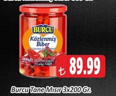 Burcu Közlenmiş Biber 560 Gr