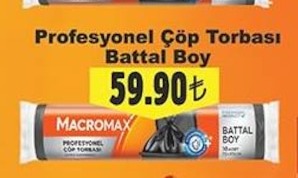 Macromax Profesyonel Çöp Torbası Battal Boy