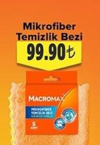 Macromax Mikrofiber Temizlik Bezi 5 Adet