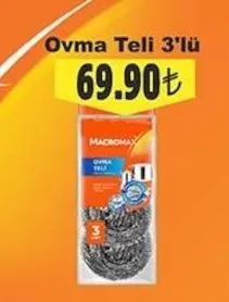 Macromax Ovma Teli 3'Lü
