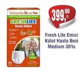 Fresh Life Emici Külot Hasta Bezi Medium 30'Lu