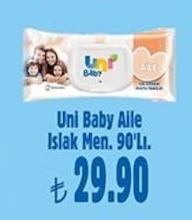 Uni Baby Aile Islak Mendil 90'Lı