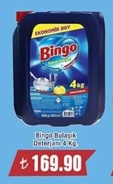 Bingo Bulaşık Deterjanı 4 Kg