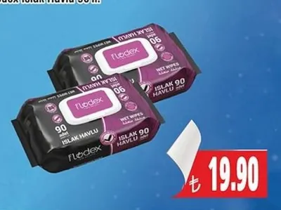 Flodex Islak Havlu 90 Adet