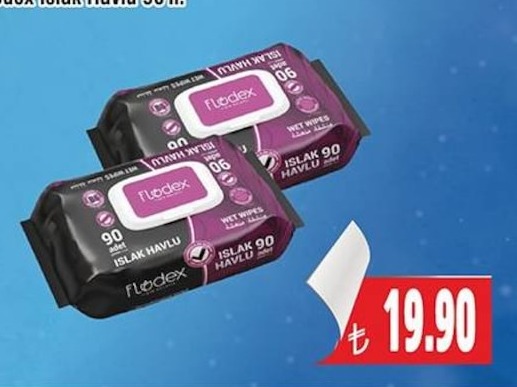 Flodex Islak Havlu 90 Adet