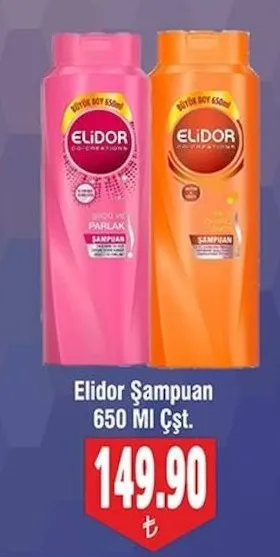 Elidor Şampuan 650 Ml Çşt