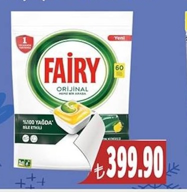 Fairy Bulaşık Makinesi Kapsül 60 Adet