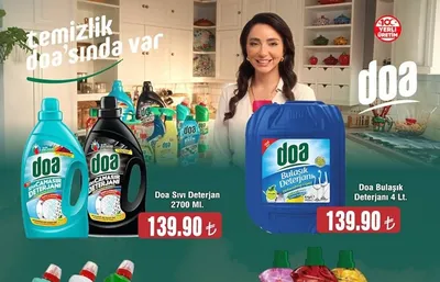 Doa Sıvı Çamaşır Deterjanı 2700 Ml