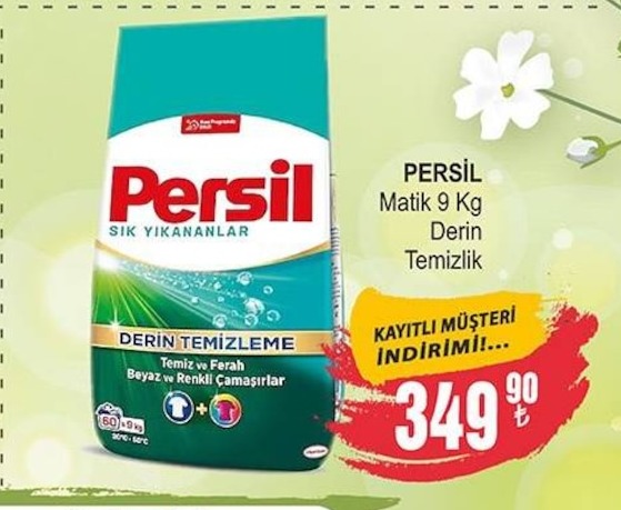 Persil Matik 9 Kg Derin Temizlik