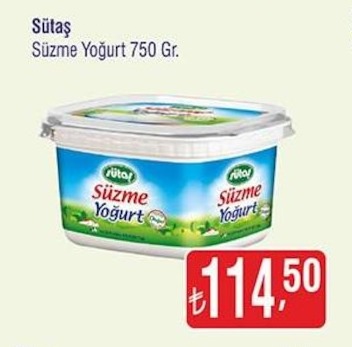 Sütaş Süzme Yoğurt 750 Gr.