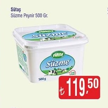 Sütaş Süzme Peynir 500 Gr.